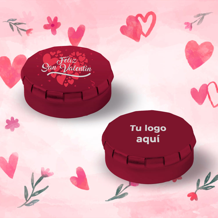 Lata Click-Clack con Pequeñas Grageas - San Valentín 2