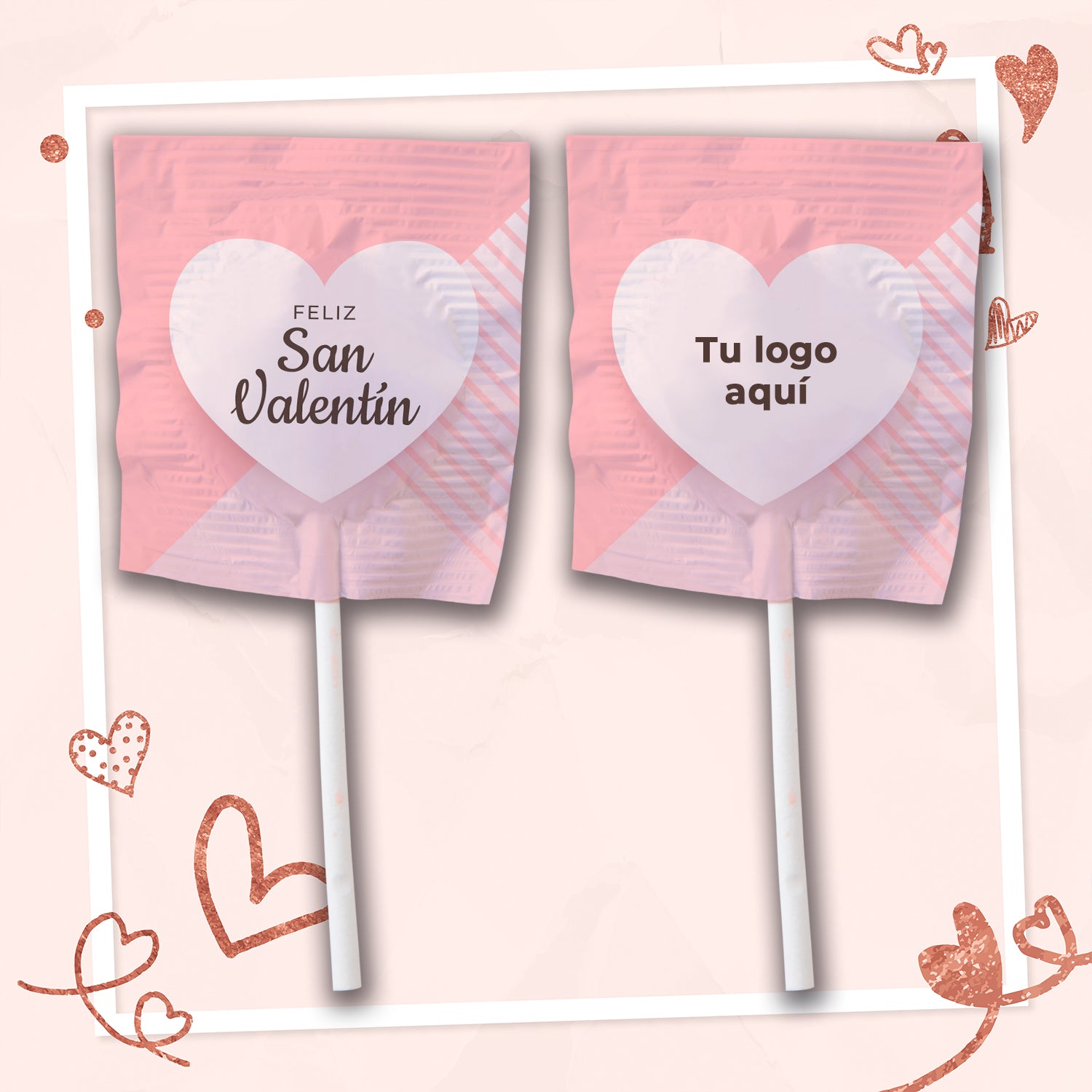 Caja de 1,000 Paletas de Caramelo - San Valentín 3 – Candy Sense Mx