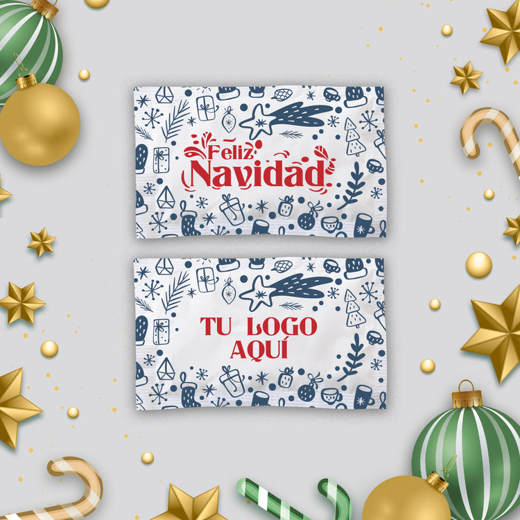 Caja de 1,000 sobres con Pequeñas Grageas (7gr) - Edición Navidad 1
