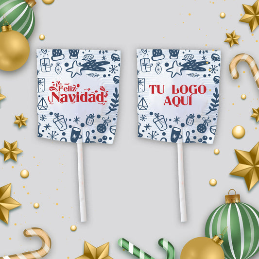 Caja de 1,000 Paletas de Caramelo - Edición Navidad 1