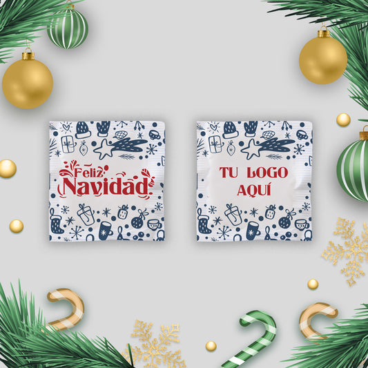 Caja de 1,000 sobres con 1 Pastilla Redonda - Edición Navidad 1