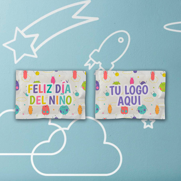 Caja de 1,000 sobres con 2 Pastillas Redondas - Día del Niño 2
