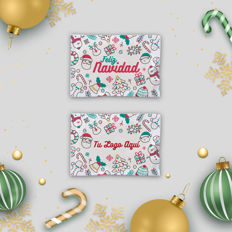 Caja de 1,000 sobres con 2 Pastillas Redondas - Edición Navidad 2