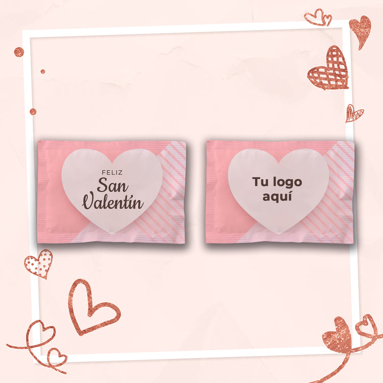 Caja de 1,000 sobres con 2 Pastillas Redondas - San Valentín 3