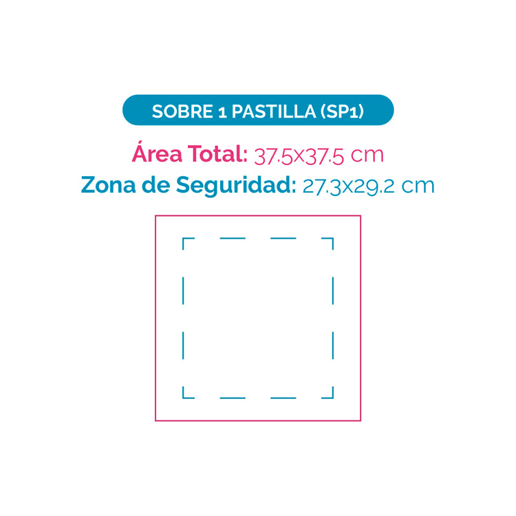 Caja de 1,000 sobres con 1 Pastilla Redonda - San Valentín 2
